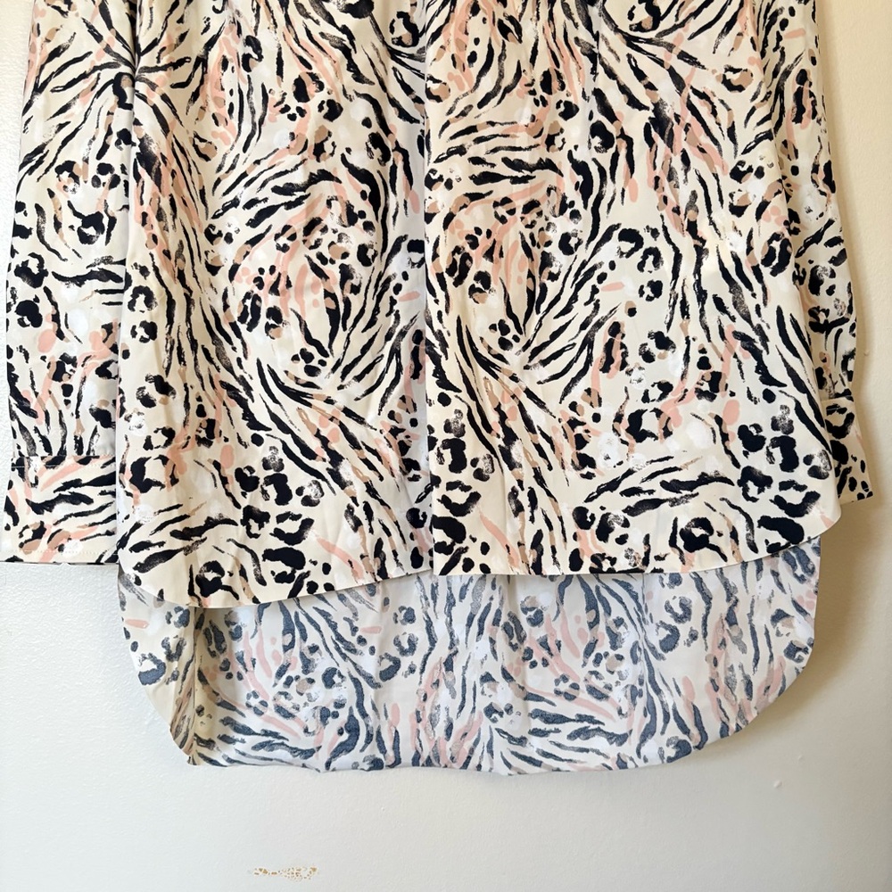 Tribal Multicolor Animal Print Blouse Size XL NWT - Picture 8 of 16